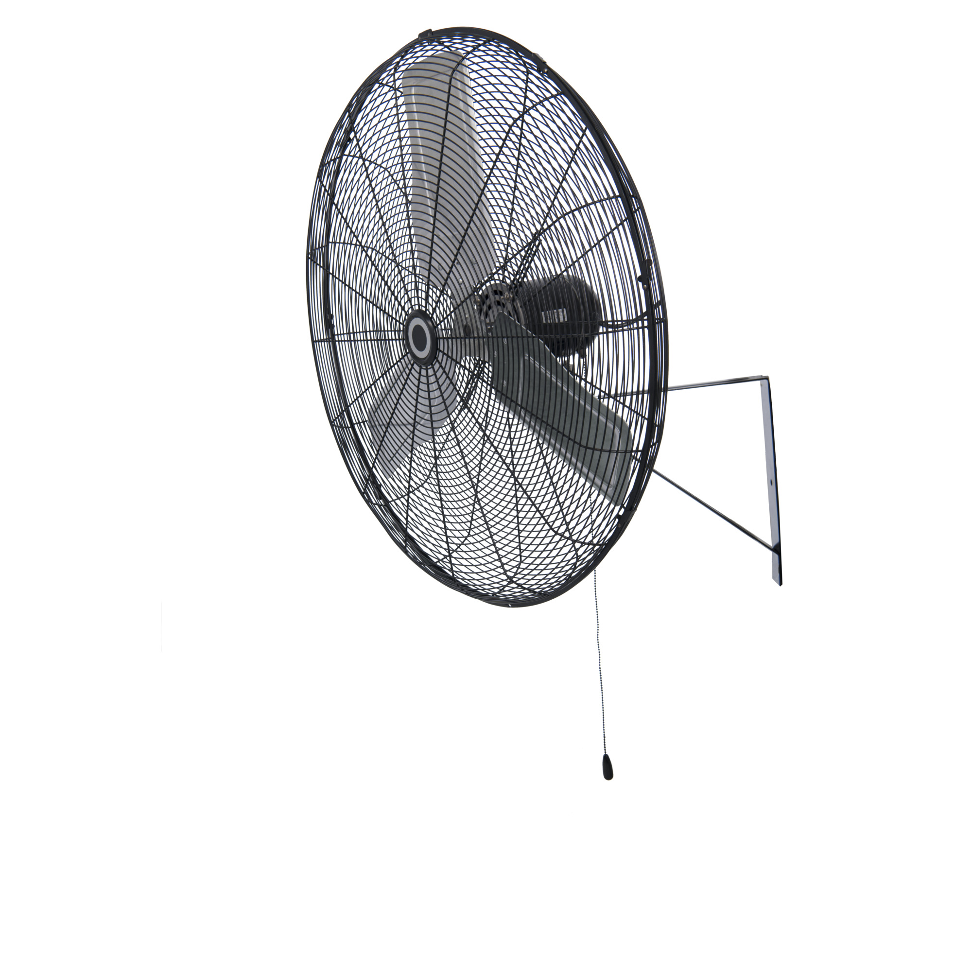 Strongway Oscillating Wall-Mount Fan, 30in., 7800 CFM, Direct Drive Motor, 3-Speed Control, High-Velocity Airflow, All-Steel Construction, Quiet Operation, Garage, Shop, Warehouse